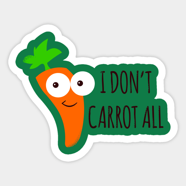 Carrot Sticker by AnishaCreations